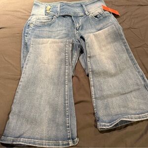 Women's Flared Blue Jeans